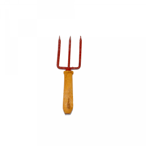 Garden Fork (Red / Thin bars)