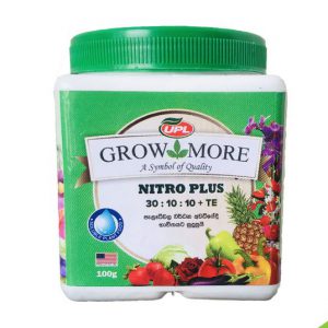 Grow More: Nitro plus Fertiliser 30:10:10+TE 100g